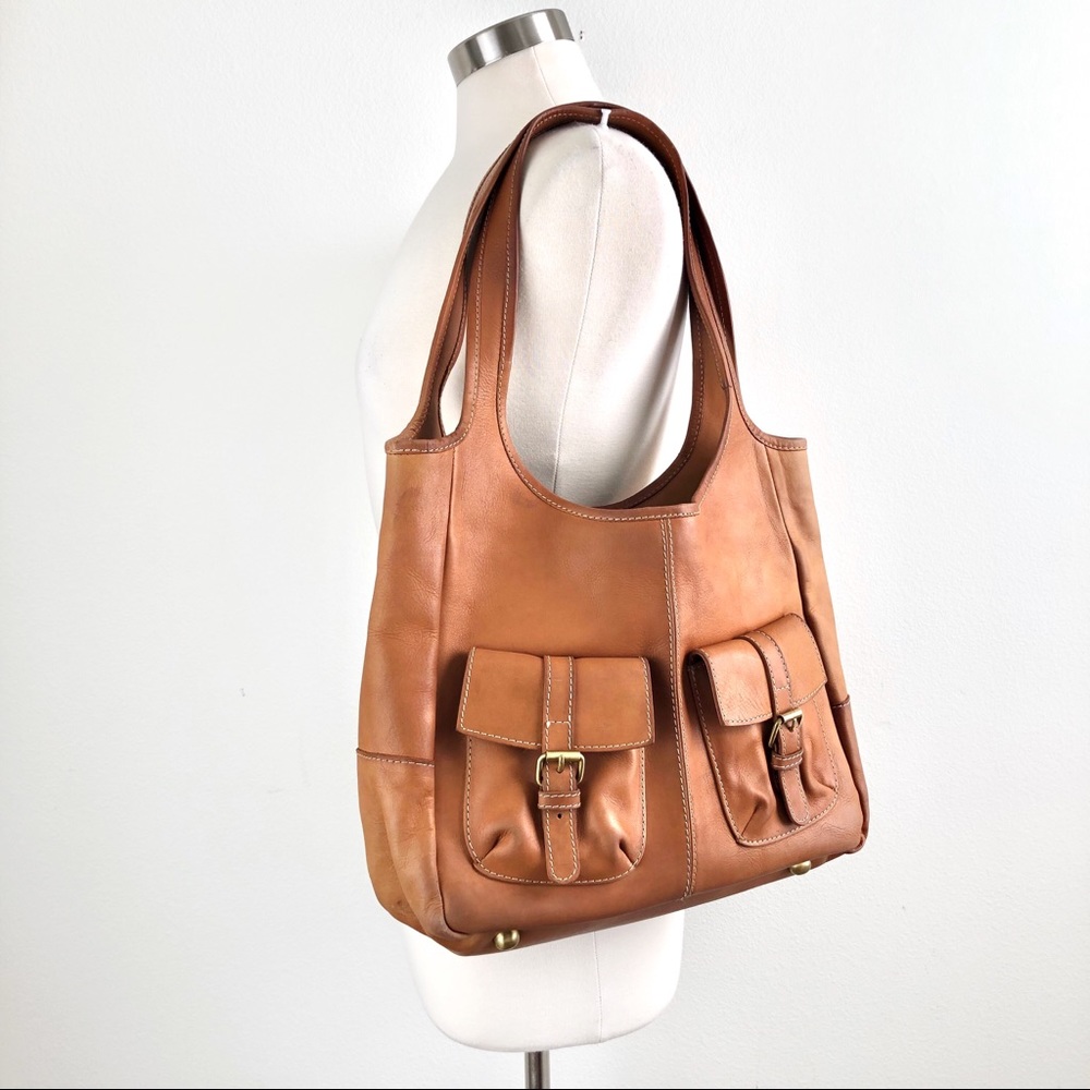 Boden | Cognac Leather Shoulder Bag